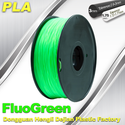 PLA Fluo - filament fluorescent vert de 1,75/3mm pour RepRap, Cubify