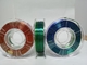 filament tricolore en soie, filament triple de couleur, 3 couleurs, filament de pla
