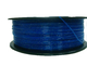 Filament flexible 200°C - 230°C de scintillement du filament 1,75 3.0mm de l'imprimante 3D de couleur bleue