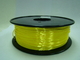 Le jaune colore le composé de polymère de filament de l'imprimante 3D (comme la soie) filament de 1.75mm/de 3.0mm