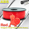 Couleur multi rouge de filament d'imprimante de l'ABS 3D de 1.75mm/de 3mm avec la bonne élasticité