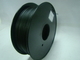 Filament ignifuge 1,75/3,0 millimètres d'imprimante de la fibre 3d de carbone de couleur noire