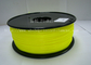 Filament jaune foncé d'ABS, filament 3D imprimant la matière plastique 1,75/3mm