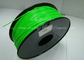 Green1.75mm adapté aux besoins du client/3.0mm 1.0KgG/filament d'imprimante ABS 3D de petit pain