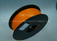 Matériaux biodégradables du filament 1.75mm d'imprimante de PLA 3d d'orange pour l'impression 3d