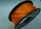 couleurs oranges de filament d'imprimante de PLA 3D de transport de 1.75mm/de 3.0mm 1KG/petit pain