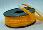 Markerbot, filament de HANCHES de matériaux d'impression de Cubify 3D couleur d'orange de 1.75mm/de 3.0mm