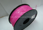 Filament coloré d'imprimante de l'ABS 3d 1.75mm/3.0mm, filament rose foncé d'ABS
