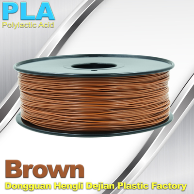 Imprimante Materials 1kg/bobine du filament 3D de PLA de Brown
