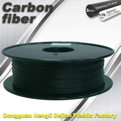 Filament d'impression du filament 1.75mm 3.0mm .3D de fibre de carbone, 1,75/3,0 millimètres.