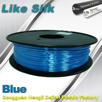 Copie de dépouillement facile bleue de filament d'imprimante des composés 3D de polymère lisse