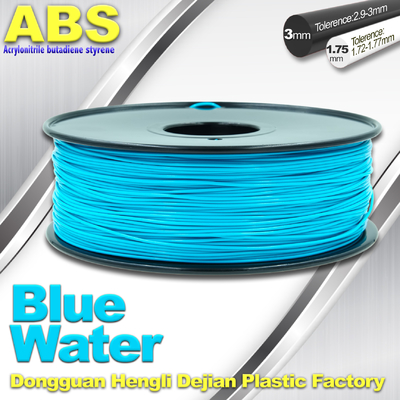 Bobine en plastique colorée de haute résistance du filament 1kg du filament 3D d'ABS