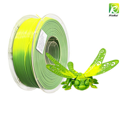 Filament d'imprimante 3D PINRUI, filament de PLA à changement de couleur à température 1,75 mm, filament d'impression 3D bien enroulé,