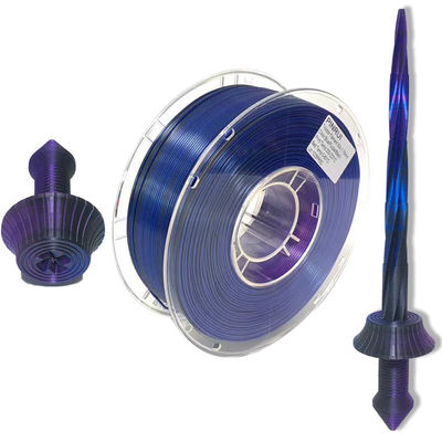 Filament de couleur de voyage, double filament de couleur, filament en soie, filament de pla, filament 3d