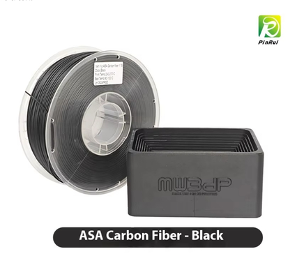 PINRUI ASA-CF Filament de fibre de carbone Matériau d'effet résistant aux chocs résistant à l'abrasion Filament d'imprimante 3D à haute température