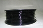 1.75mm/3,0 millimètres de la température de la résistance PETG de filament de noir 1.0KG/petit pain