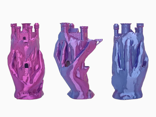 PINRUI Silk Rainbow Pla Filament plastique de 1,75 mm 3D Filaments de 1,75 mm Couleur magique PLA Filment en plastique