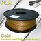 filament 100% d'imprimante de PLA 3d d'or de 1.75mm/de 3.0mm biodégradable