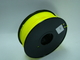 Haute précision Fluo - filament jaune d'imprimante de l'ABS 3D 1kg/bobine