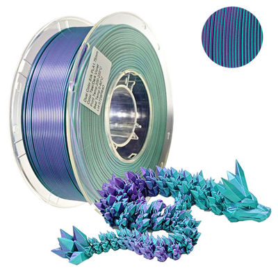 Imprimante 3D à deux couleurs à base de fibres de soie en PLA de 1,75 mm