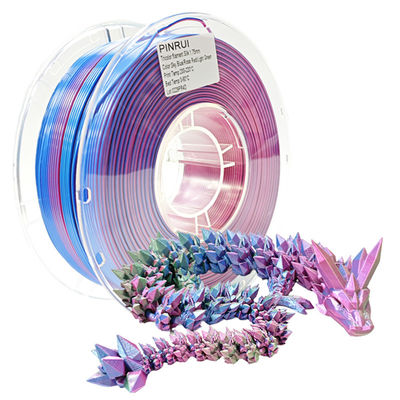 PINRUI Triple Color PLA Filament de soie 1,75 mm 1 kg Spool Triple Color PLA Filament de soie Adapté à la plupart des imprimantes FDM