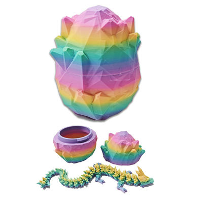 Imprimante 3D PINRUI Filament PLA Rainbow 1,75 mm 1 kg Couleurs multiples Adapté à la plupart des imprimantes FDM