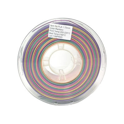 PINRUI PLA Rainbow 1,75 mm Filament d'imprimante 3D