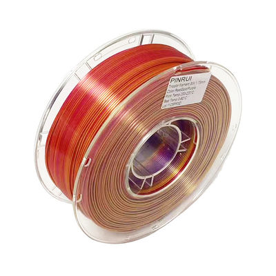 PINRUI Triple Color PLA Filament de soie 1,75 mm 1 kg Adapté à la plupart des imprimantes FDM