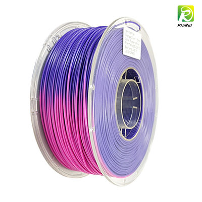 Filament d'imprimante 3D PINRUI, filament de PLA à changement de couleur à température 1,75 mm, filament d'impression 3D bien enroulé,