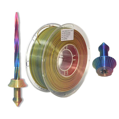 Filament de couleur de voyage, double filament de couleur, filament en soie, filament de pla, filament 3d