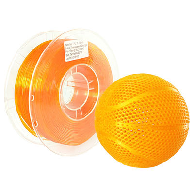 TPU à haute élasticité 1,75 mm / 3,0 mm, filament flexible pour les matériaux de filament d'impression 3D