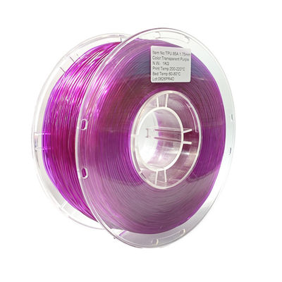 TPU à haute élasticité 1,75 mm / 3,0 mm, filament flexible pour les matériaux de filament d'impression 3D