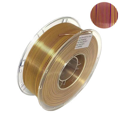 PINRUI Soie deux couleurs Filament, pla 1,75 mm Filament d'imprimante 3D, filament 3D