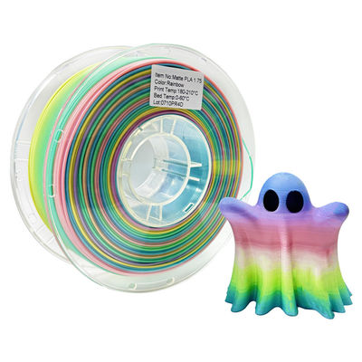 Filament pour imprimante 3D PINRUI Arc-en-ciel Couleurs Rêveuses 1,75mm 1kg Multiples Couleurs Compatible avec la plupart des imprimantes FDM