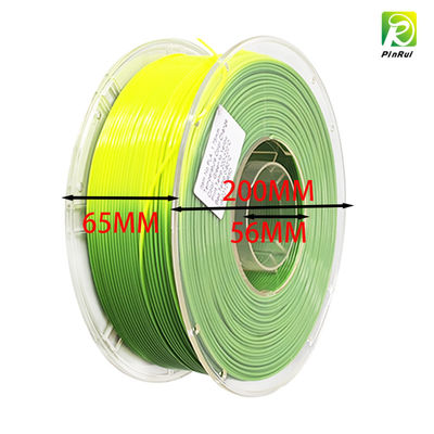 PINRUI 1 kg de filament d'impression 3D PLA bicolore sensible à la température, actif thermiquement et changeant de couleur pour les tiges en plastique