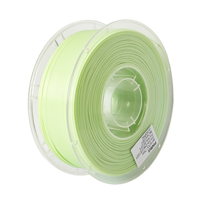 Des tiges d'imprimante 3D à filament de PLA lumineux dans l'obscurité de couleur verte claire sont en vente