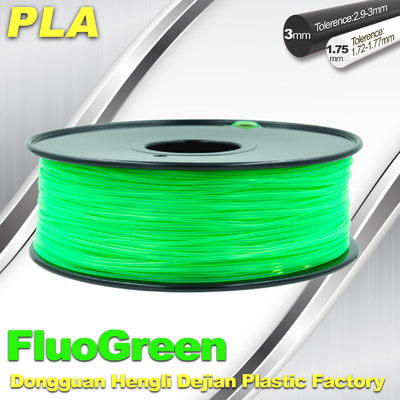 Filament fluorescent matériel d'impression de pla 3d de bureau de PLA pour Markerbot