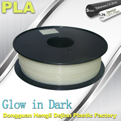 lueur matérielle de l'imprimante 3D dans Le PLA foncé du filament Green1.75/3.0mm