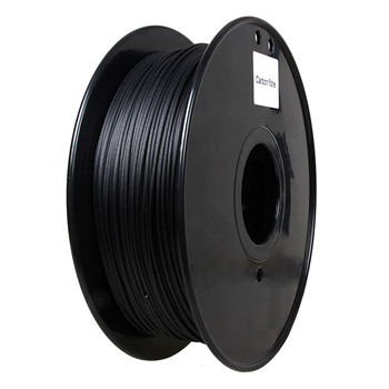 Filament ignifuge 1,75/3,0 millimètres d'imprimante de la fibre 3d de carbone de couleur noire